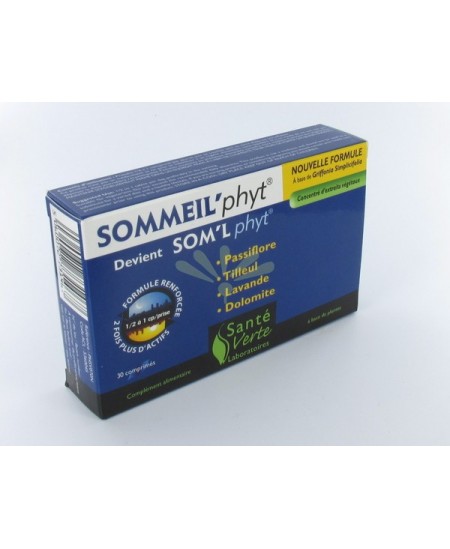 Santé Verte - Som'L Phyt - 30 Comprimés Santé Verte - Som'L Phyt - 30 Comprimés