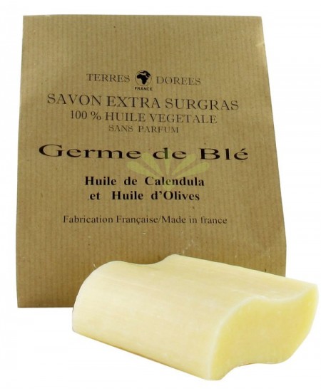 Terres Dorées - Savon Germes de Blé Extra Doux Surgras - 100 Gr Terres Dorées - Savon Germes de Blé Extra Doux Surgras - 100 Gr