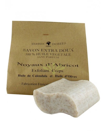 Terres Dorées - Savon Noyau D'Abricot Extra Doux Surgras - 100 Gr Terres Dorées - Savon Noyau D'Abricot Extra Doux Surgras - 100 Gr