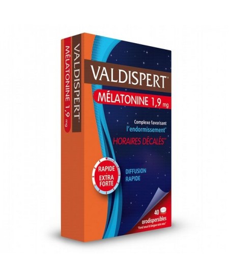 Valdispert - Mélatonine - 40 Comprimés Orodispersibles Valdispert - Mélatonine - 40 Comprimés Orodispersibles