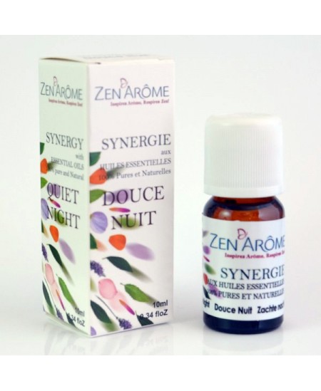 Zen'Arôme - Synergie d'huiles essentielles douce nuit - 10ml Zen'Arôme - Synergie d'huiles essentielles douce nuit - 10ml