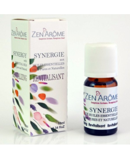 Zen'Arôme - Synergie d'huiles essentielles REVITALISANTE - 10ml Zen'Arôme - Synergie d'huiles essentielles REVITALISANTE - 10ml