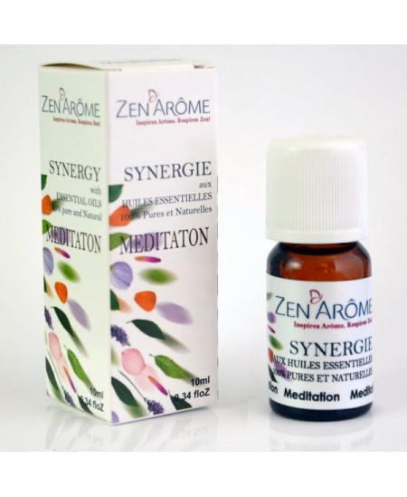 Zen'Arôme - Synergie d'huiles essentielles MEDITATION - 10ml Zen'Arôme - Synergie d'huiles essentielles MEDITATION - 10ml