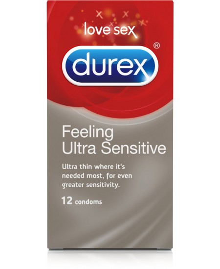 Durex - Love Sex Feeling Ultra Sensitive - 12 Préservatifs Durex - Love Sex Feeling Ultra Sensitive - 12 Préservatifs