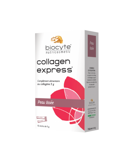 Biocyte - Collagen Express - 10 Sticks de 6 g Biocyte - Collagen Express - 10 Sticks de 6 g