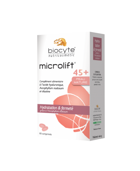 Biocyte - Microlift 45+ Peau Mature - Hydratation & Fermeté - 60 Comprimés Biocyte - Microlift 45+ Peau Mature - Hydratation & Fermeté - 60 Comprimés