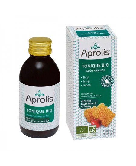 Aprolis - Tonique Sirop Bio Propolis, Gelée Royale et Acérola Aprolis - Tonique Sirop Bio Propolis, Gelée Royale et Acérola