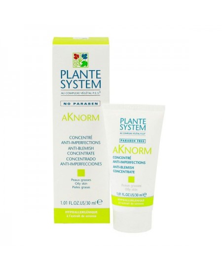 Plante System - Aknorm - Concentré anti-imperfections sans paraben Plante System - Aknorm - Concentré anti-imperfections sans paraben