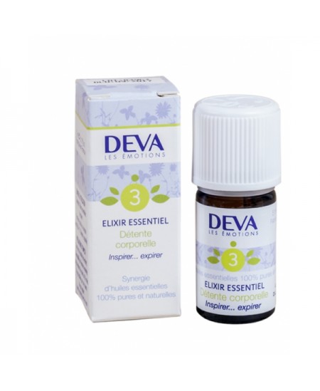 Deva - Elixir Essentiel - Détente Corporelle N° 3 - 5 Ml Deva - Elixir Essentiel - Détente Corporelle N° 3 - 5 Ml