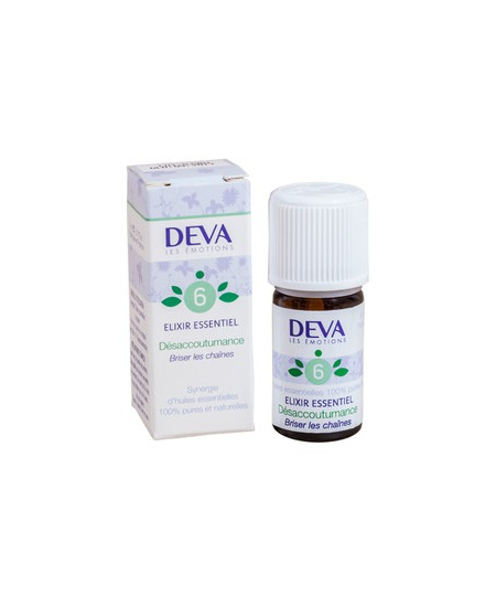 Deva - Elixir Essentiel - Désaccoutumance N° 6 - 5 Ml Deva - Elixir Essentiel - Désaccoutumance N° 6 - 5 Ml
