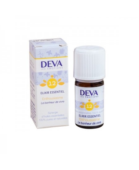 Deva - Elixir Essentiel - Enthousiasme N° 12 - 5 Ml Deva - Elixir Essentiel - Enthousiasme N° 12 - 5 Ml