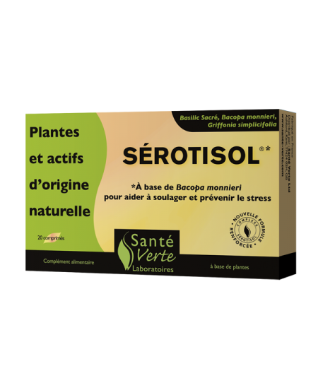 Santé Verte - Sérotisol - 20 Comprimés Santé Verte - Sérotisol - 20 Comprimés