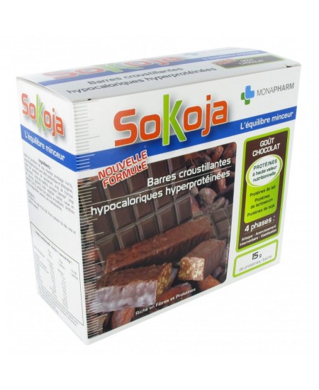 Monapharm - Sokoja Barres Chocolat Monapharm - Sokoja Barres Chocolat