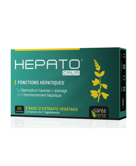 Santé Verte - Hépato'Calm - 20 comprimés Santé Verte - Hépato'Calm - 20 comprimés