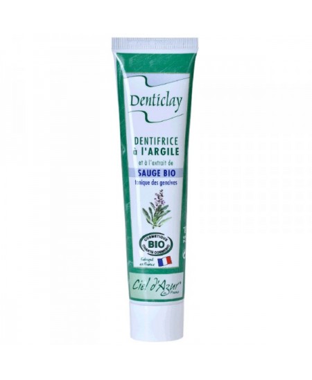Denticlay - Dentifrice à l'Argile et à la Sauge Bio - 75 ml Denticlay - Dentifrice à l'Argile et à la Sauge Bio - 75 ml
