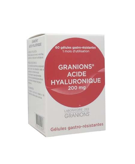 Laboratoire Des Granions - Acide Hyaluronique - 60 Gélules Laboratoire Des Granions - Acide Hyaluronique - 60 Gélules
