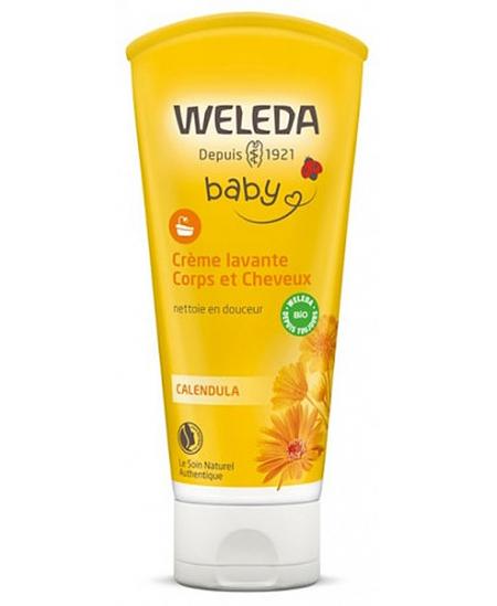 Weleda - Crème Lavante Bébé Corps et Cheveux - 200 ml