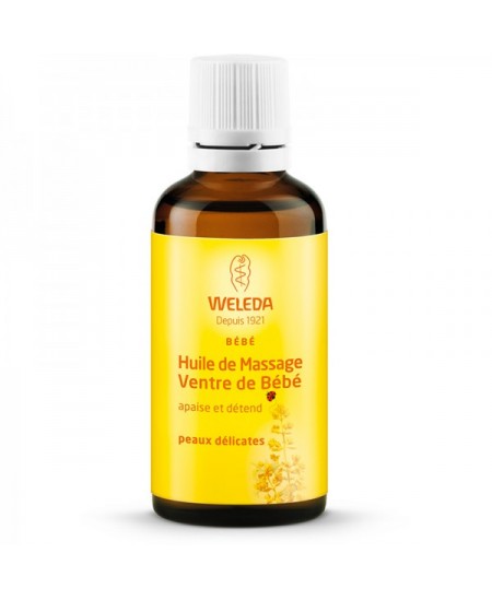 Weleda - Huile de massage Ventre de Bébé au Calendula - 50 ml Weleda - Huile de massage Ventre de Bébé au Calendula - 50 ml