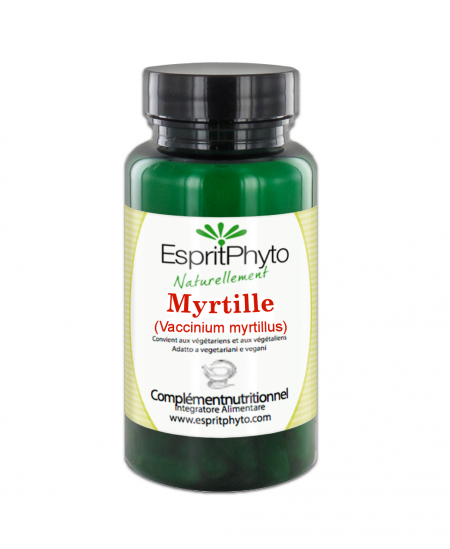 EspritPhyto - Myrtille - 90 Gélules EspritPhyto - Myrtille - 90 Gélules