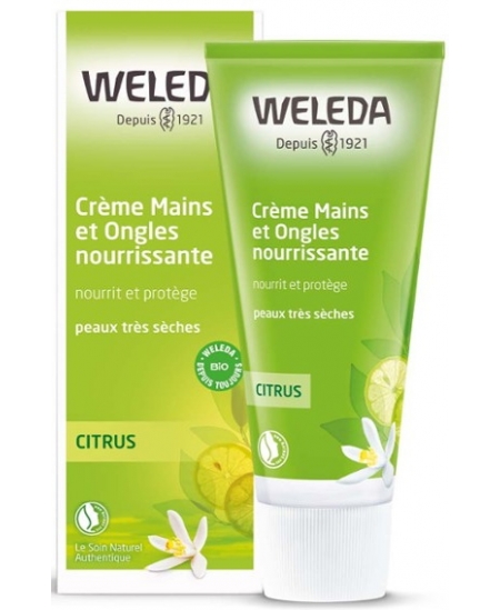 Weleda - Crème mains et ongles nourrissante au Citrus - 50 ml