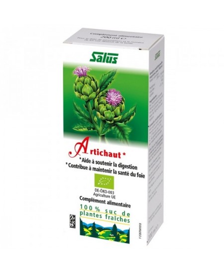 Salus - Suc de plantes Bio artichaut - Flacon 200 ml Salus - Suc de plantes Bio artichaut - Flacon 200 ml