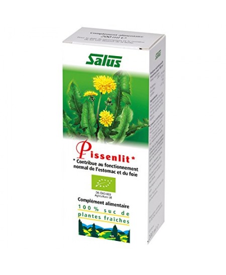 Salus - Suc de plantes Bio pissenlit - flacon 200 ml Salus - Suc de plantes Bio pissenlit - flacon 200 ml