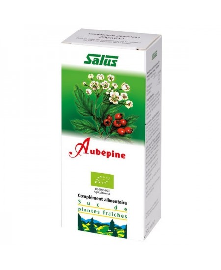Salus - Suc de plantes Bio aubépine - flacon 200 ml Salus - Suc de plantes Bio aubépine - flacon 200 ml