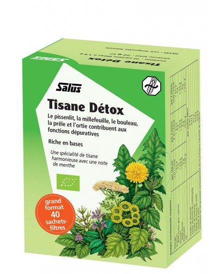 Salus - Tisane Détox BIO - 40 sachets Salus - Tisane Détox BIO - 40 sachets