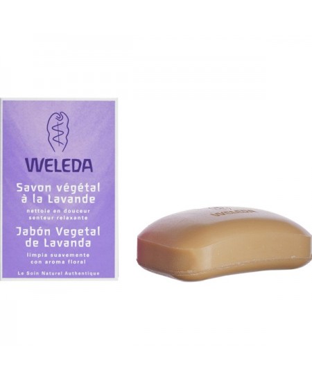 Weleda - Savon végétal à la lavande - 100 g Weleda - Savon végétal à la lavande - 100 g