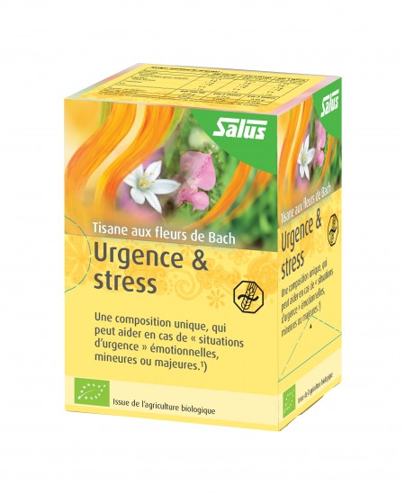 Salus - Tisane aux fleurs de Bach Urgence & Stress BIO - 15 sachets Salus - Tisane aux fleurs de Bach Urgence & Stress BIO - 15 sachets