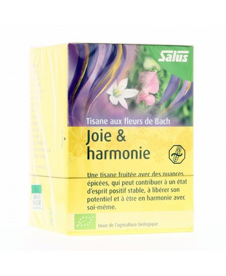 Salus - Tisane aux fleurs de Bach Joie & Harmonie BIO - 15 sachets Salus - Tisane aux fleurs de Bach Joie & Harmonie BIO - 15 sachets