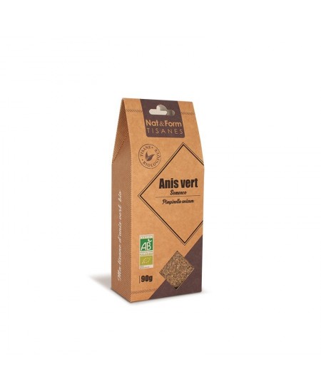 Nat & Form - Tisane anis vert semence bio 90 g Nat & Form - Tisane anis vert semence bio 90 g