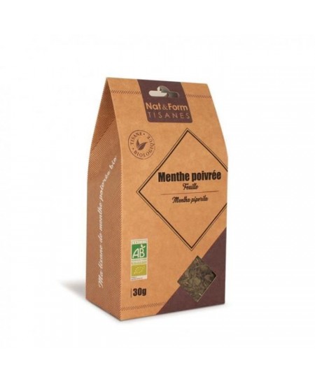 Nat & Form - Tisane Menthe Poivrée Bio - 30 g Nat & Form - Tisane Menthe Poivrée Bio - 30 g