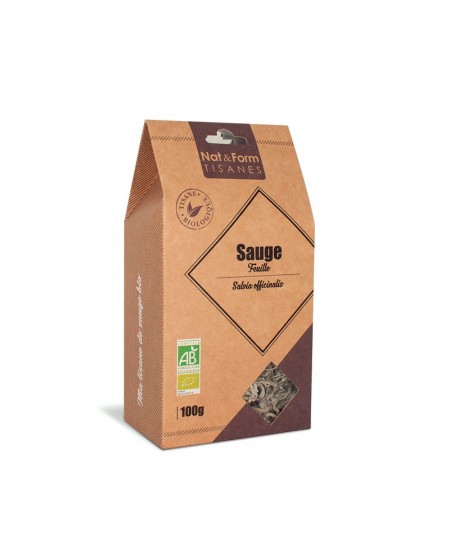 Nat & Form - Tisane Sauge Feuille Bio - 100 g Nat & Form - Tisane Sauge Feuille Bio - 100 g