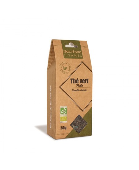 Nat & Form - Tisane Thé Vert Bio - 50 g Nat & Form - Tisane Thé Vert Bio - 50 g