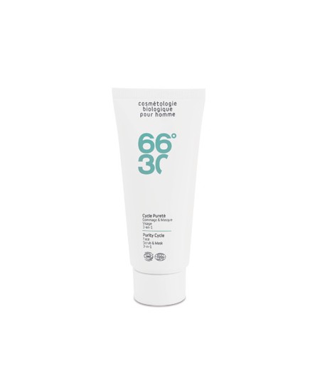 66 30 - Cycle Pureté Gommage Masque Visage 3 en 1 homme - 120 ml 66 30 - Cycle Pureté Gommage Masque Visage 3 en 1 homme - 120 ml