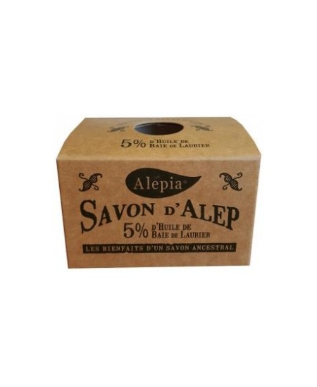Alepia - Savon d'Alep 5% Laurier - 190 gr Alepia - Savon d'Alep 5% Laurier - 190 gr