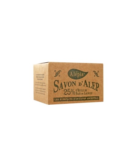 Alepia - Savon d'Alep 25% Laurier - 190 gr Alepia - Savon d'Alep 25% Laurier - 190 gr