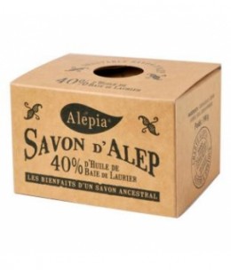 Alepia - Savon d'Alep 40% Laurier - 190 gr