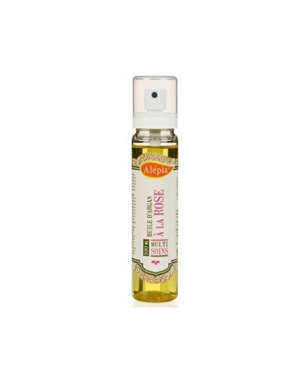 Alepia - Huile d'Argan Bio vaporisateur Rose - 100 ml Alepia - Huile d'Argan Bio vaporisateur Rose - 100 ml