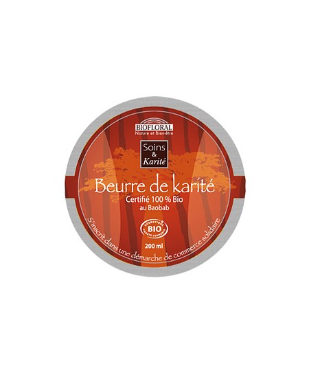 Biofloral - Beurre de Karité au Baobab - 200 ml Biofloral - Beurre de Karité au Baobab - 200 ml