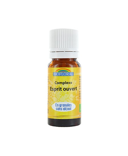 Biofloral - Complexe floral n°8 Esprit ouvert en granules sans alcool - 10 gr Biofloral - Complexe floral n°8 Esprit ouvert en granules sans alcool - 10 gr