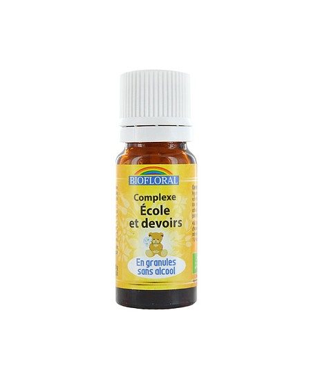 Biofloral - Complexe floral n°34 Ecole et devoirs Enfants en granules sans alcool - 10 gr Biofloral - Complexe floral n°34 Ecole et devoirs Enfants en granules sans alcool - 10 gr