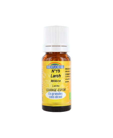 Biofloral - Elixir Larch n°19 Mélèze en granules - 10 gr Biofloral - Elixir Larch n°19 Mélèze en granules - 10 gr