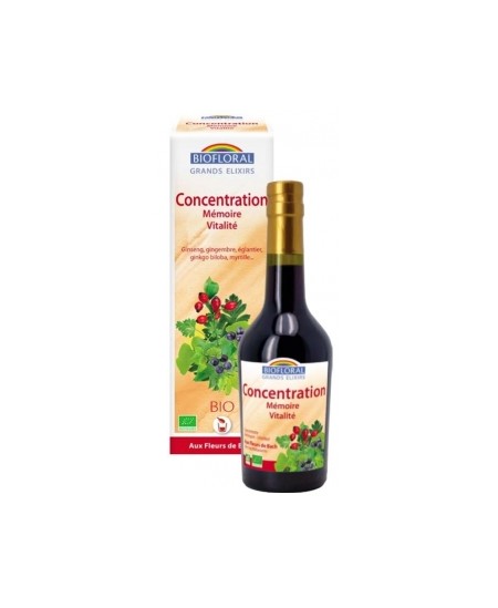 Biofloral - Grand Elixir Concentration Mémoire Vitalité - 375 ml Biofloral - Grand Elixir Concentration Mémoire Vitalité - 375 ml