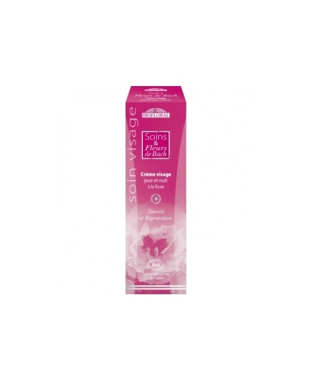 Biofloral - Crème visage jour et nuit à la Rose - 50 ml Biofloral - Crème visage jour et nuit à la Rose - 50 ml