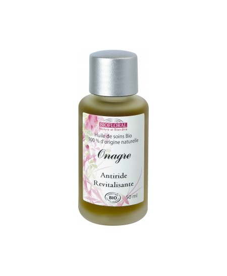 Biofloral - Huile végétale Bio d'Onagre - 50 ml Biofloral - Huile végétale Bio d'Onagre - 50 ml