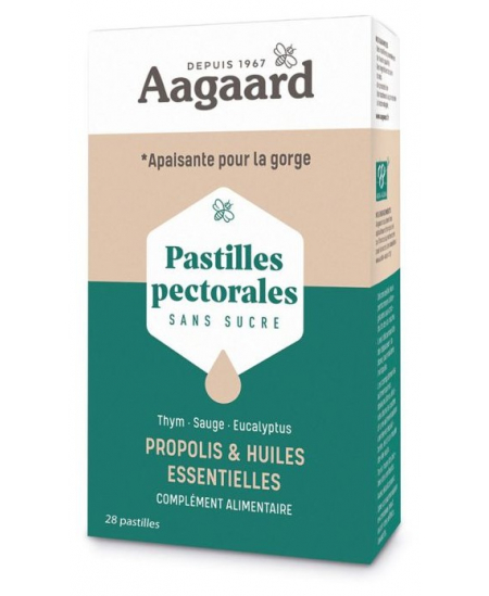 Aagaard - Pastilles Pectorales Apais'Toux - 30 pastilles Aagaard - Pastilles Pectorales Apais'Toux - 30 pastilles