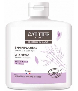 Shampoing à la moëlle de bambou cheveux secs 250 ml Cattier shampooing cheveux secs Espritphyto