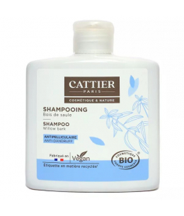 Shampooing antipelliculaire - 250 ml - Cattier Cattier - Shampooing au bois de saule antipelliculaire 250 ml Espritphyto